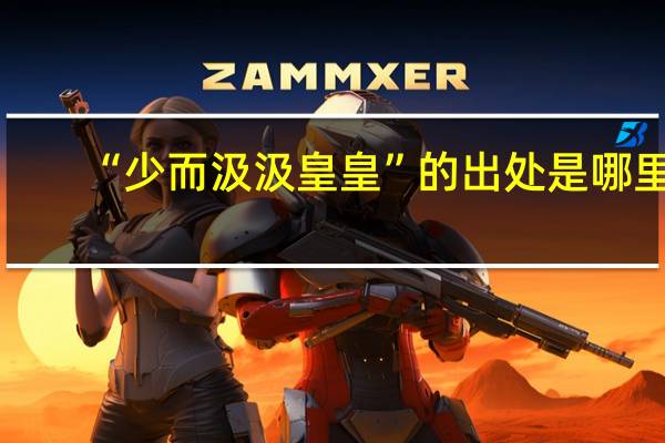“少而汲汲皇皇”的出处是哪里