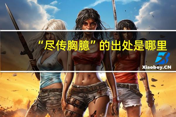 “尽传胸臆”的出处是哪里