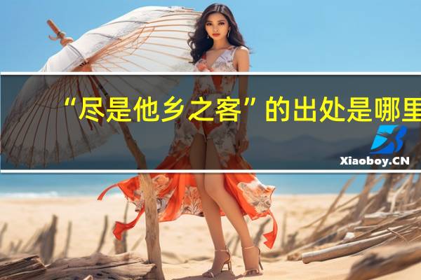 “尽是他乡之客”的出处是哪里