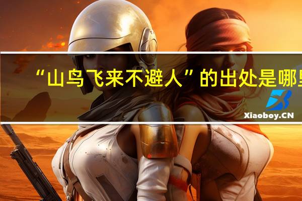 “山鸟飞来不避人”的出处是哪里