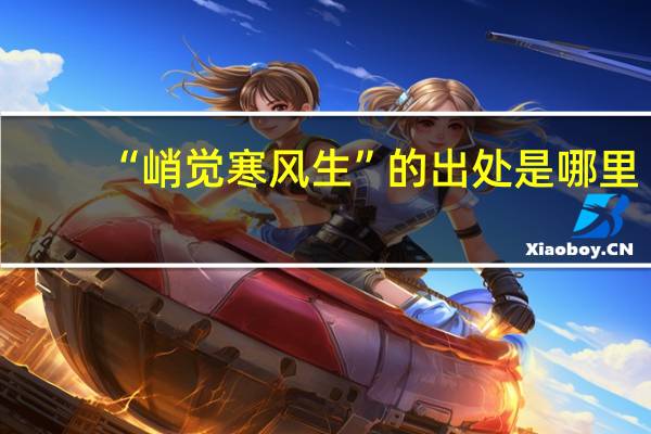 “峭觉寒风生”的出处是哪里