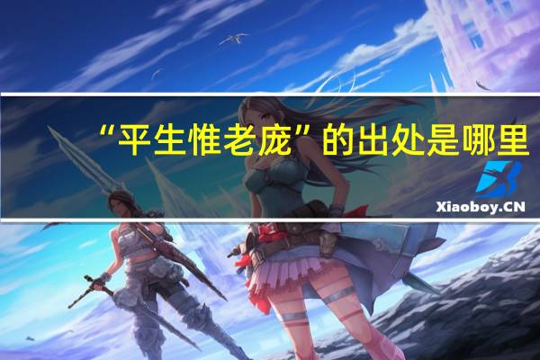 “平生惟老庞”的出处是哪里