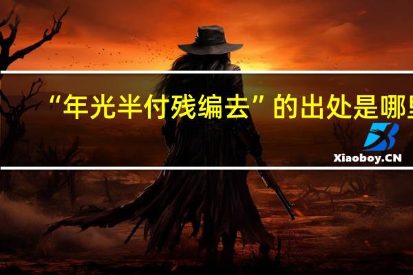 “年光半付残编去”的出处是哪里