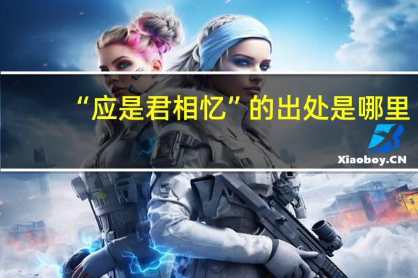 “应是君相忆”的出处是哪里