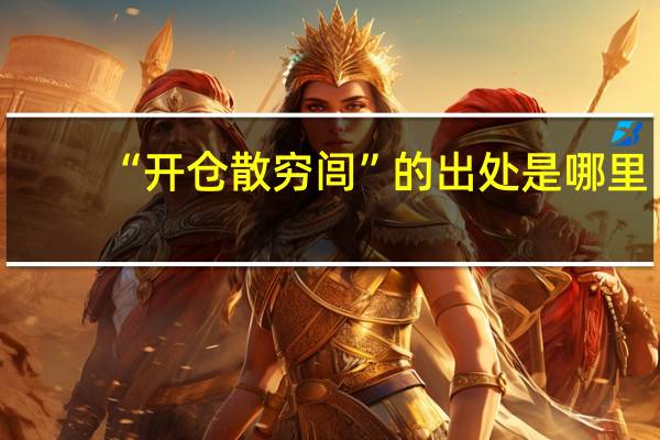 “开仓散穷闾”的出处是哪里