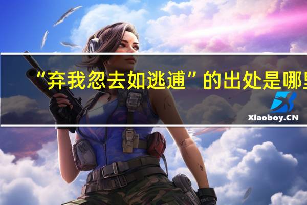 “弃我忽去如逃逋”的出处是哪里