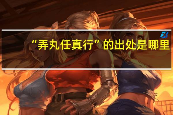 “弄丸任真行”的出处是哪里