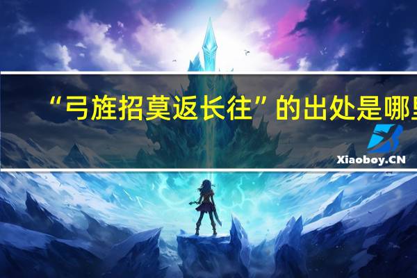 “弓旌招莫返长往”的出处是哪里