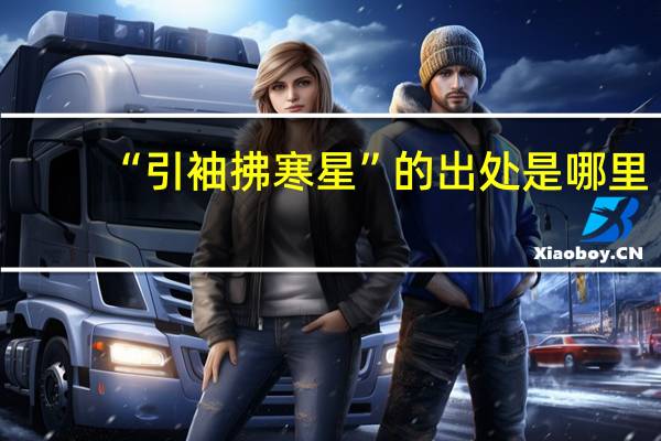 “引袖拂寒星”的出处是哪里