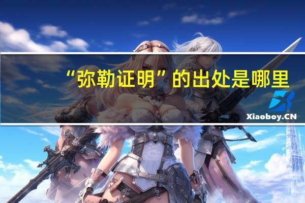 “弥勒证明”的出处是哪里