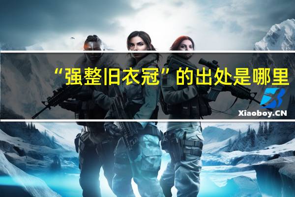 “强整旧衣冠”的出处是哪里
