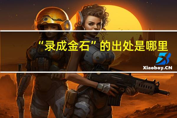 “录成金石”的出处是哪里