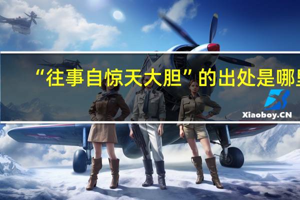“往事自惊天大胆”的出处是哪里