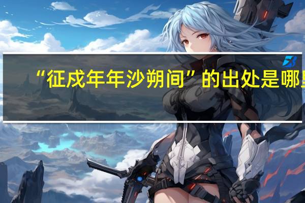 “征戍年年沙朔间”的出处是哪里