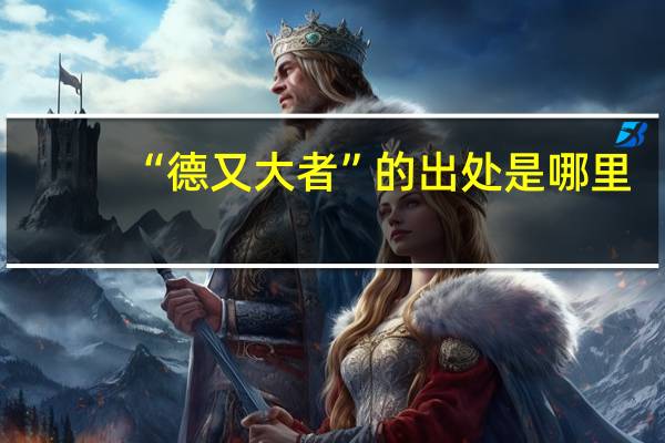 “德又大者”的出处是哪里