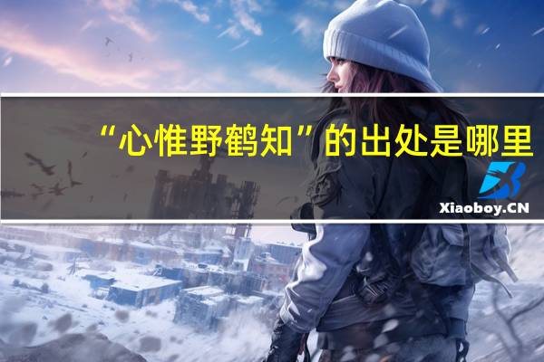 “心惟野鹤知”的出处是哪里