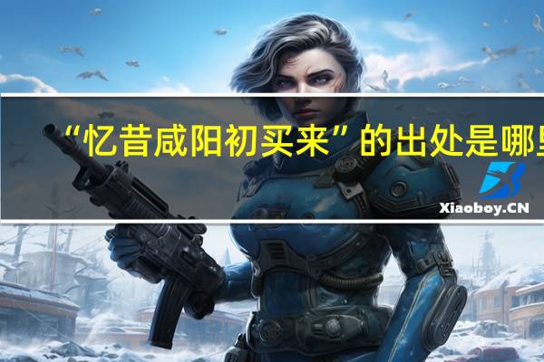 “忆昔咸阳初买来”的出处是哪里