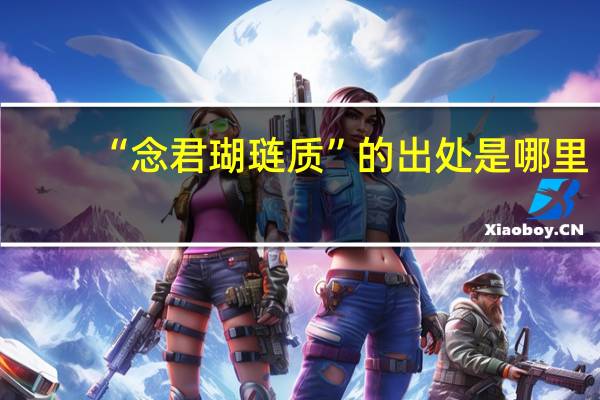“念君瑚琏质”的出处是哪里