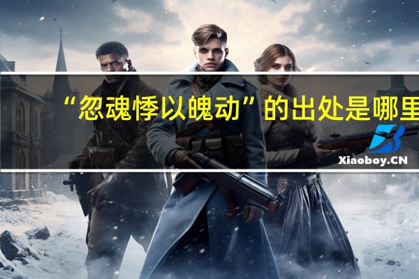 “忽魂悸以魄动”的出处是哪里