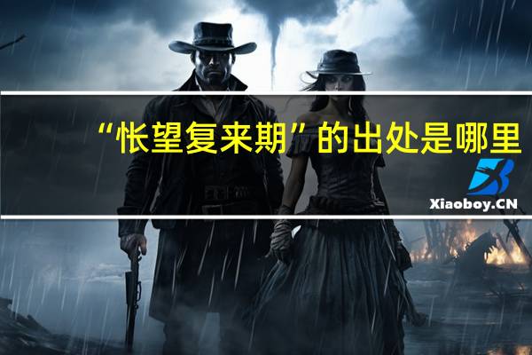“怅望复来期”的出处是哪里