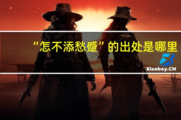 “怎不添愁蹙”的出处是哪里