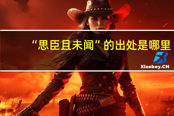 “思臣且未闻”的出处是哪里