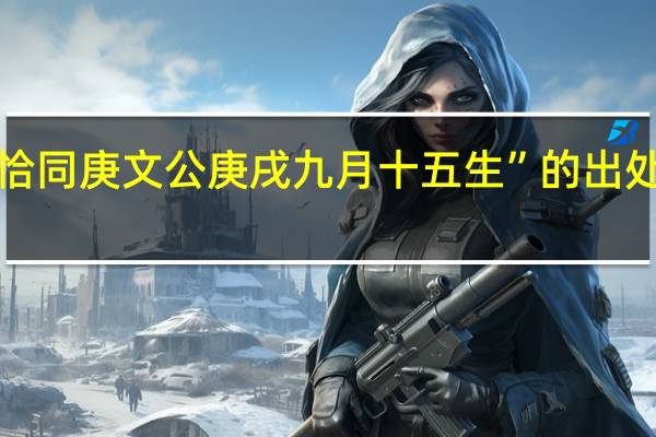 “恰同庚文公庚戌九月十五生”的出处是哪里
