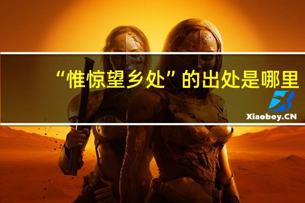 “惟惊望乡处”的出处是哪里