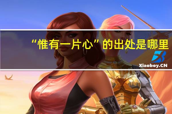 “惟有一片心”的出处是哪里