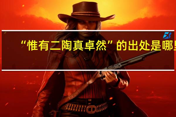“惟有二陶真卓然”的出处是哪里