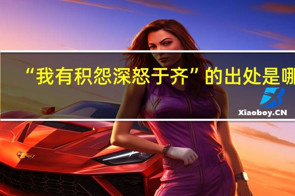 “我有积怨深怒于齐”的出处是哪里