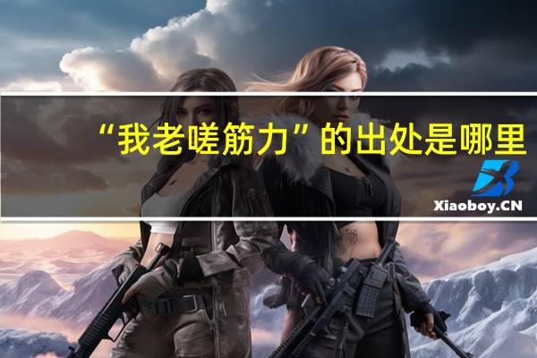 “我老嗟筋力”的出处是哪里