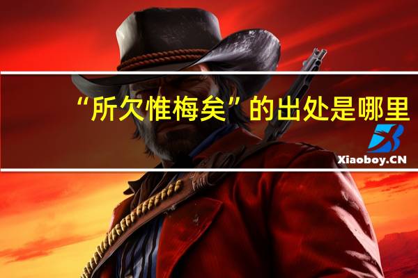 “所欠惟梅矣”的出处是哪里