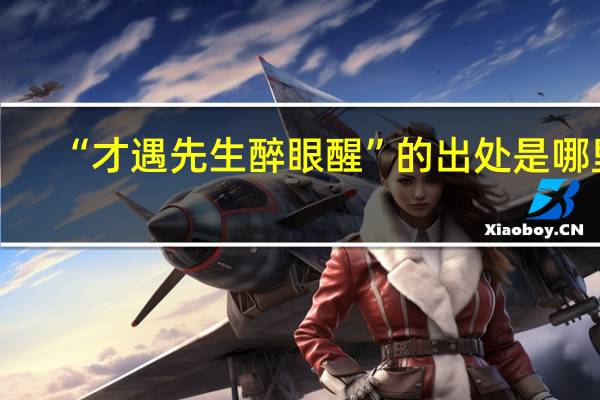 “才遇先生醉眼醒”的出处是哪里