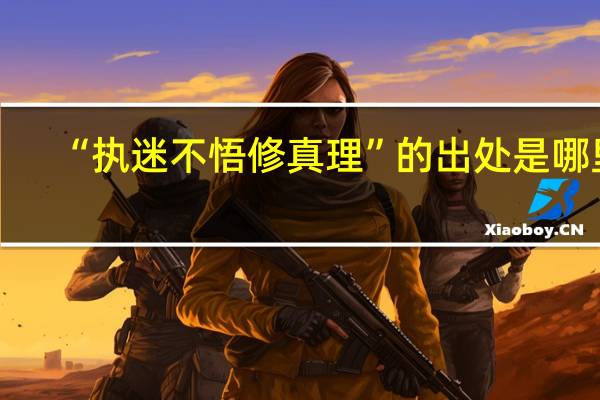 “执迷不悟修真理”的出处是哪里