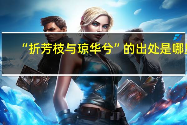 “折芳枝与琼华兮”的出处是哪里