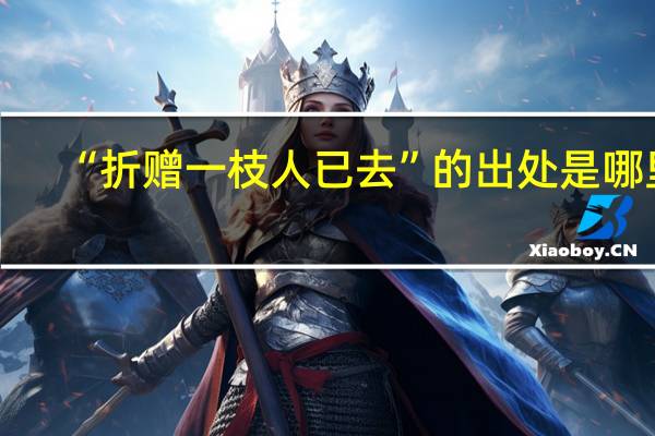 “折赠一枝人已去”的出处是哪里