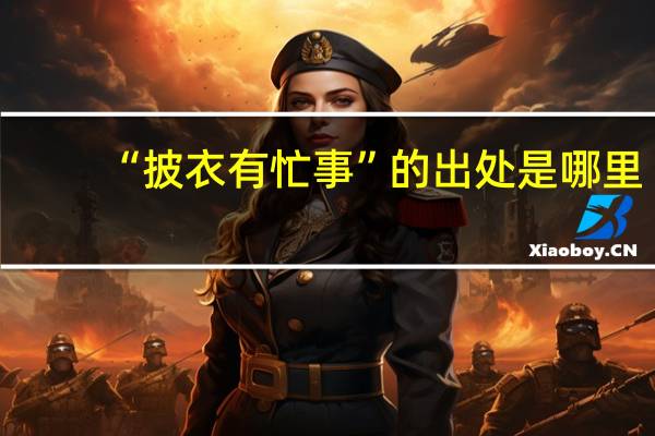 “披衣有忙事”的出处是哪里