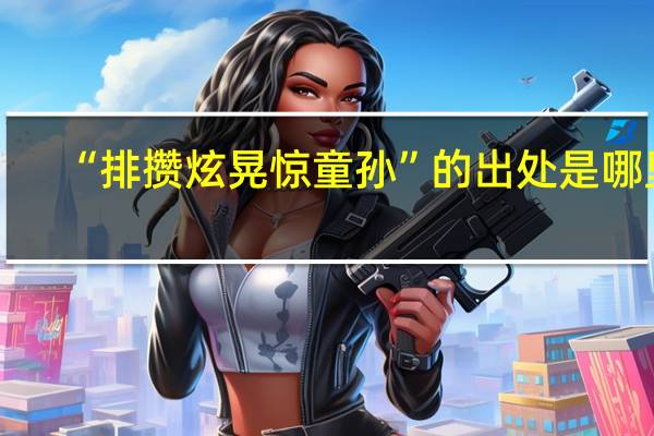 “排攒炫晃惊童孙”的出处是哪里