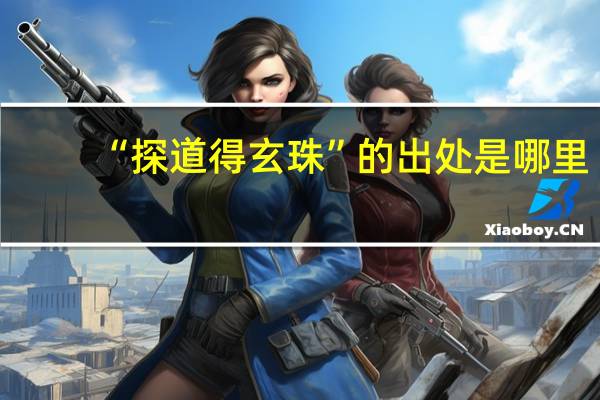 “探道得玄珠”的出处是哪里