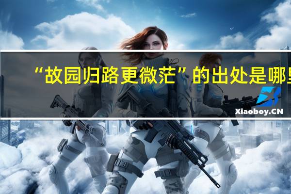 “故园归路更微茫”的出处是哪里