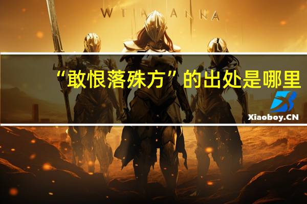 “敢恨落殊方”的出处是哪里