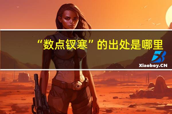 “数点钗寒”的出处是哪里