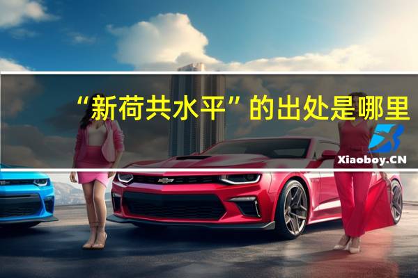 “新荷共水平”的出处是哪里