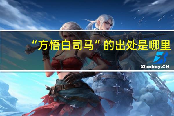 “方悟白司马”的出处是哪里