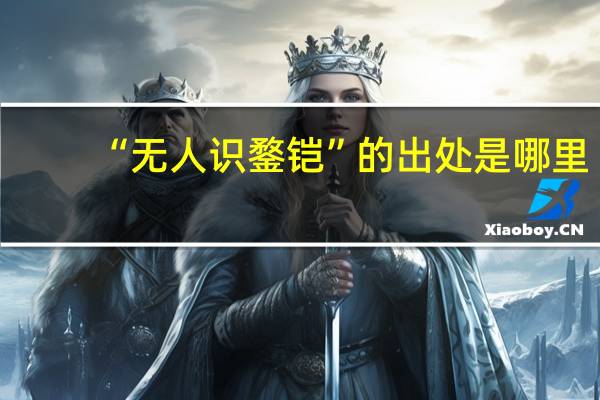 “无人识鍪铠”的出处是哪里