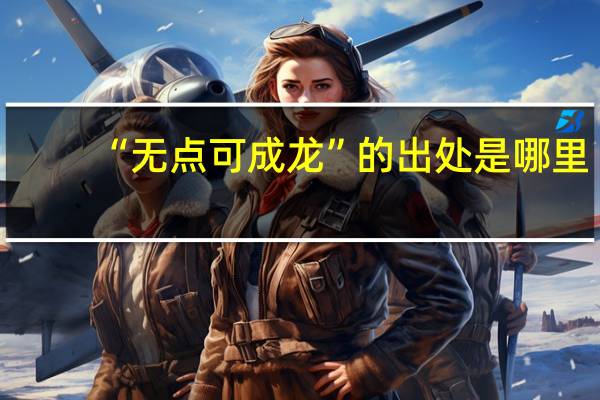 “无点可成龙”的出处是哪里