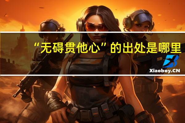 “无碍贯他心”的出处是哪里