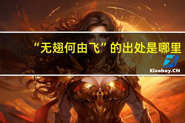 “无翅何由飞”的出处是哪里