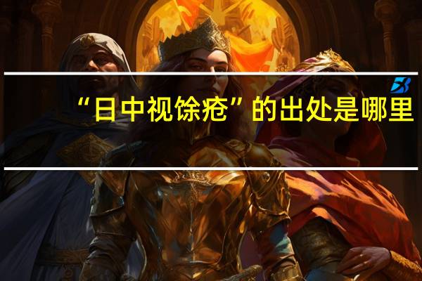 “日中视馀疮”的出处是哪里